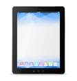 Tablet computer vector image