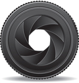 Lens vector image