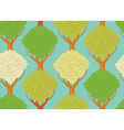 Seamless pattern with beautiful trees - vector image