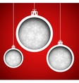 Christmas balls vector image