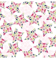 Abstract mosaic star texture vector image