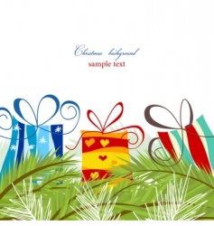 Christmas background vector image