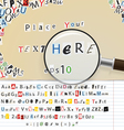 Letters from newspaper and magazines collection vector image