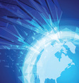 World abstract background vector image