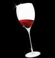 Wine glass vector image
