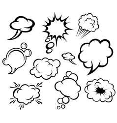 Speech bubbles Speech bubbles vector image