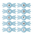 Modern computer technology vector image
