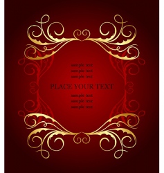 Vintage template vector image
