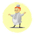Chef cartoon style cute character Chef cartoon style cute character vector image