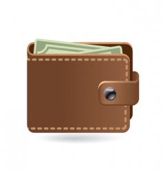 Wallet vector image