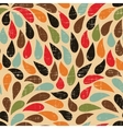 Seamless abstract retro drops pattern vector image