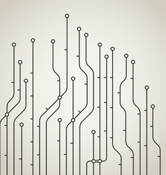 Abstract metro scheme background vector image