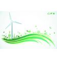 Eco background vector image