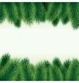 Decorative christmas tree background vector image