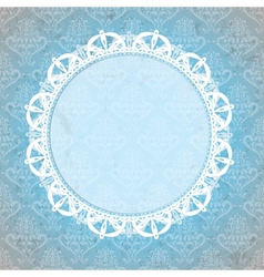 Lace background vector image