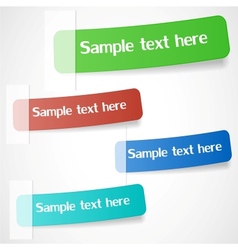 Stickers vector image