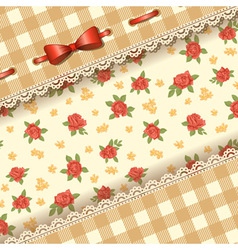 Floral background vector image