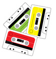 Cassette vector image