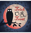 Vintage grungy Halloween design vector image