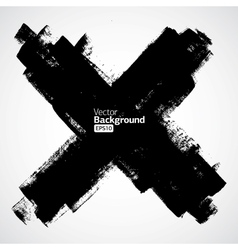 Grunge cross on the white background Grunge cross on the white background vector image