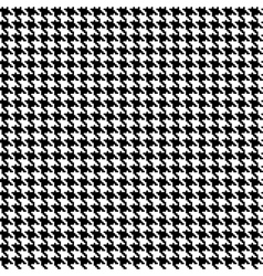Houndtooths fabric seamless pattern vector image
