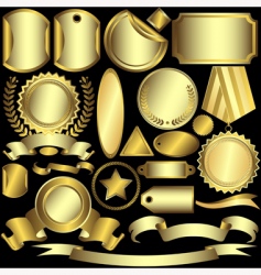 Labels vector image