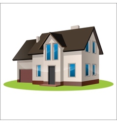 Home freehand drawing icon vector image