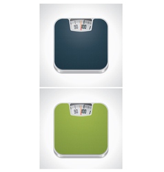 Bathroom weight scale vector image