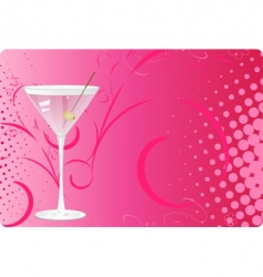 Martini glass Martini glass vector image