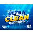 Laundry detergent package vector image