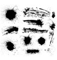Set of grunge elements vector image