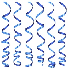 Serpentine streamer vector image
