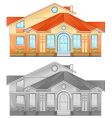 Country residence vector image