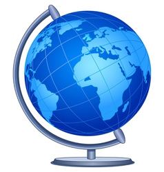 World globe vector image