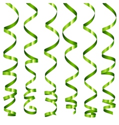 Ribbons streamer vector image