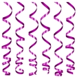 Paper streamer vector image