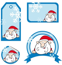 Christmas cards vector image