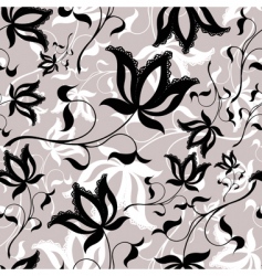 Floral background vector image
