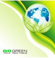 Eco template vector image