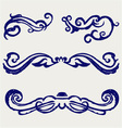 Calligraphic design element and page decoration Calligraphic design element and page decoration vector image