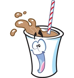 Cartoon Milkshake vector image