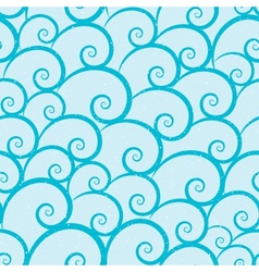 Seamless pattern of sea waves Seamless pattern of sea waves vector image