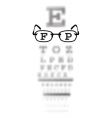 Eye test vector image