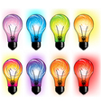 Light bulb vector image
