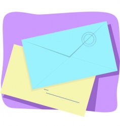 Letters vector image
