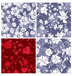 Floral pattern vector image