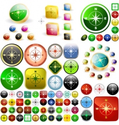 Compass vector image
