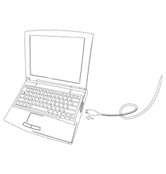 Notebook vector image