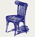 Chair classic vector image