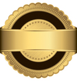 Gold Medal Frame vector image